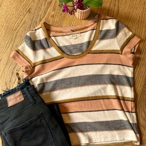 Madewell Everyday Striped Crop